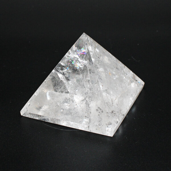 Pyramide Bergkristall ca. 7,6 cm x 7,6 cm