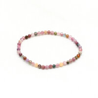 Armband Turmalin mix 4 mm  facettiert