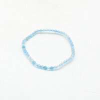 Armband Aquamarin 3 mm facettiert
