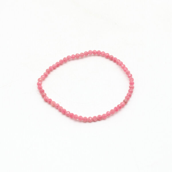 Armband Turmalin pink 3 mm facettiert
