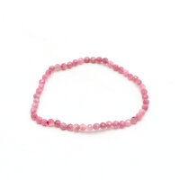 Armband Turmalin pink 4 mm facettiert