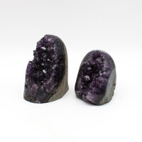 Amethyst Drusen Uruguay poliert, verschiedene Größen