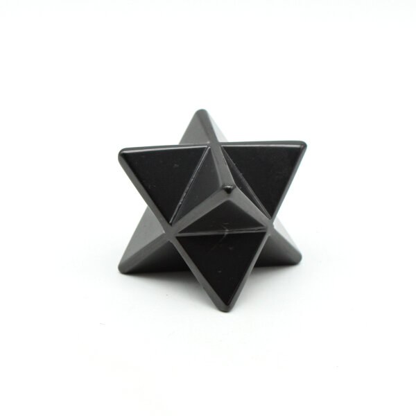 Sterntetraeder Merkaba Schungit