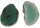 Green Dyed Agate Slices, Size 00, Pack of 10