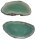 Green Dyed Agate Slices, Size 00, Pack of 10