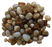 Trommelsteine Streifenachat mini 0,5 KG Packung