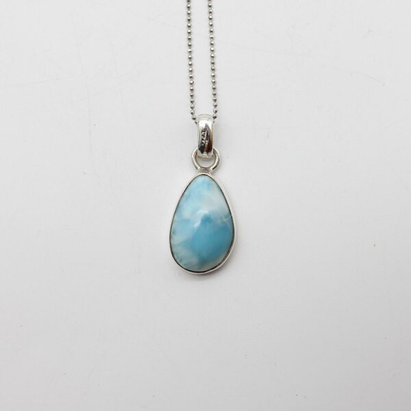 Anhänger Larimar in 925er Silber gefasst