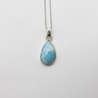 Anhänger Larimar in 925er Silber gefasst