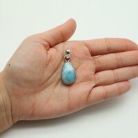 Anhänger Larimar in 925er Silber gefasst